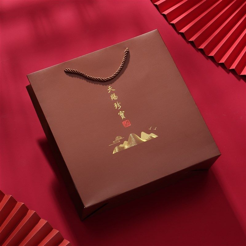 天赐珍宝礼品盒木纹开窗鱼胶包装盒鳘鱼胶花胶海参山参鲍鱼展示盒,包装,商务礼品包装,淘宝优惠券,粉丝福利购,淘宝优惠卷