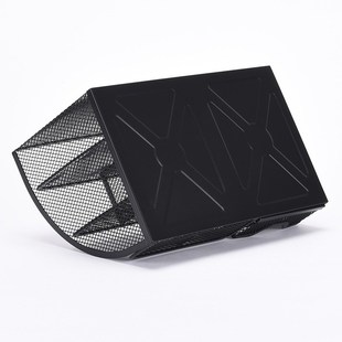 定制办公文具桌面收纳创意笔桶多功能大七格收纳笔筒金属多格笔筒