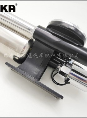 DHKA亚冠-AS140A现货 12V/24V双管火箭炮气喇叭 带储气罐 延音