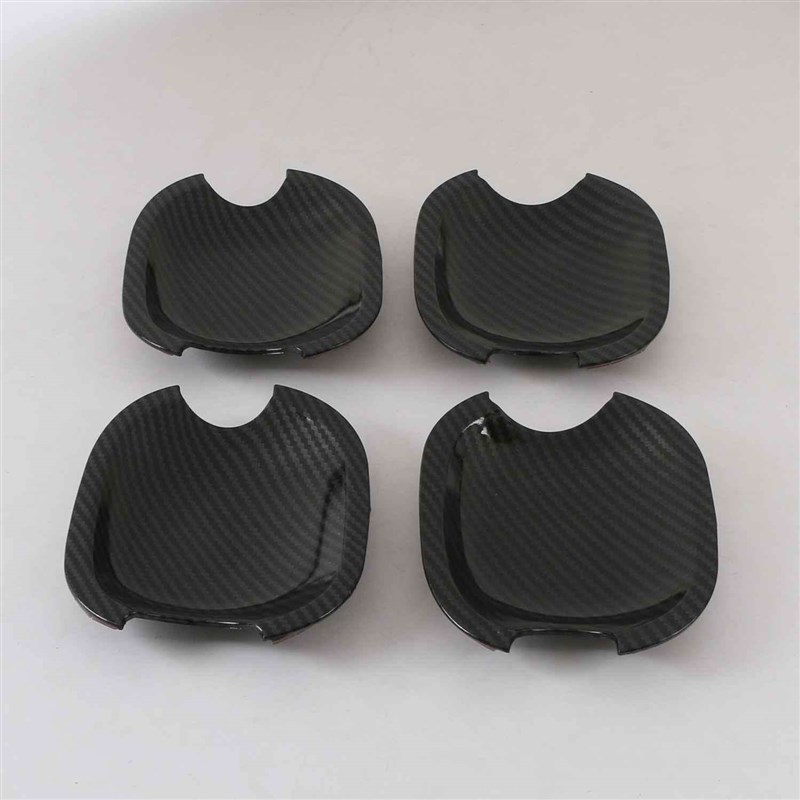 适用于06-18款大发Daihatsu Terios拉手碳纤纹门把手亮黑门碗装饰