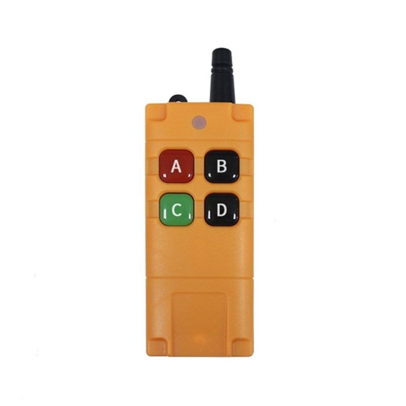 4路带解码接收模块RXC6配200米4键工业大遥控器4路学习型解码板