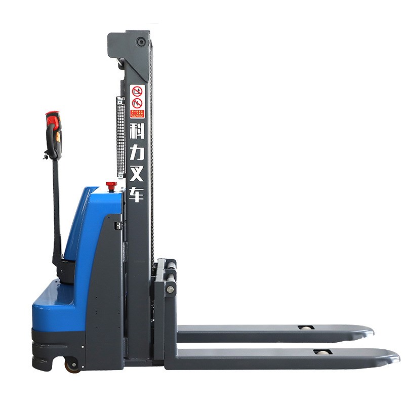 KLD-16DA步行式全电动叉车1.6吨电动堆高车升降叉车搬运车
