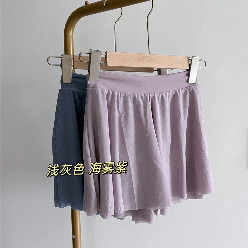 成人舞蹈裤女舞蹈服古典舞练功服芭蕾舞短裤夏季松紧腰软网舞蹈裤