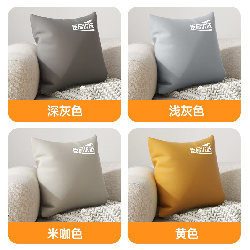 臣品优选  多彩亲肤枕头抱枕靠枕床头靠垫大靠背看书沙发护腰靠垫