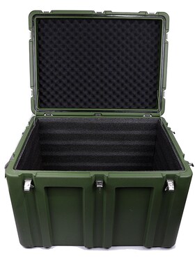 Y806060鼎阳周转箱 户外空投箱 精密仪器防护箱 特种装备滚塑箱