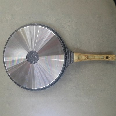 麦饭石压铸不粘千层饼披萨锅平底锅浅煎盘pizza pan