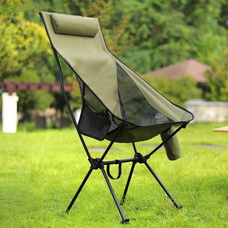 Ultralight Folding Moon Chairs Outdoor CKamping Chair Remova