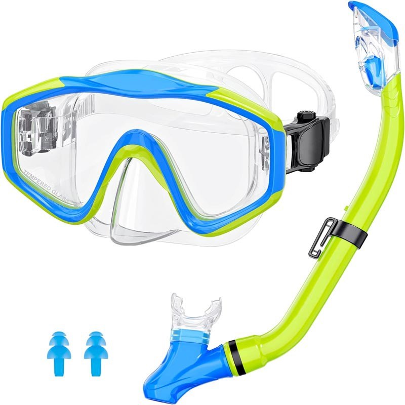 Children's Snorkeling Sambo Set Full Dry Snorkel Equipm.ent