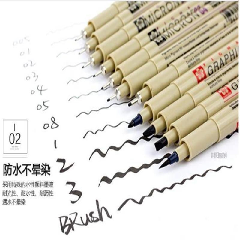 Pigma Micron Fine Line Pen 005 G01 02 03 04 05 0810 BR
