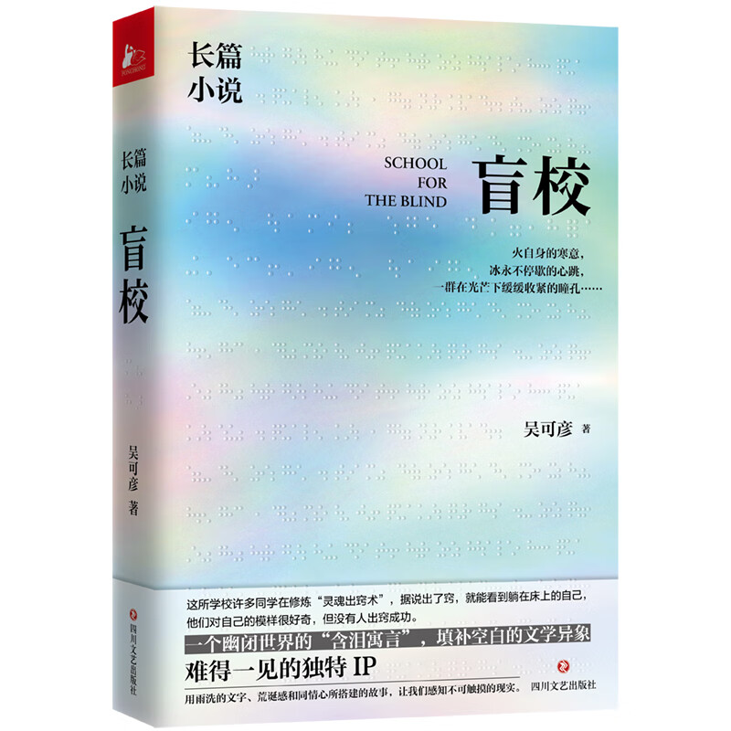 长篇小说盲校 一个幽闭世界的真情挑动的人性拷问9787541163241