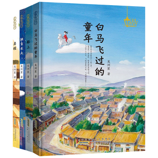 吴洲星作品星星点灯系列 白马飞过的童年 船上 独自长大 启程 儿童文学6-12一二三四五六年级课外阅读安徽少年儿童出版社