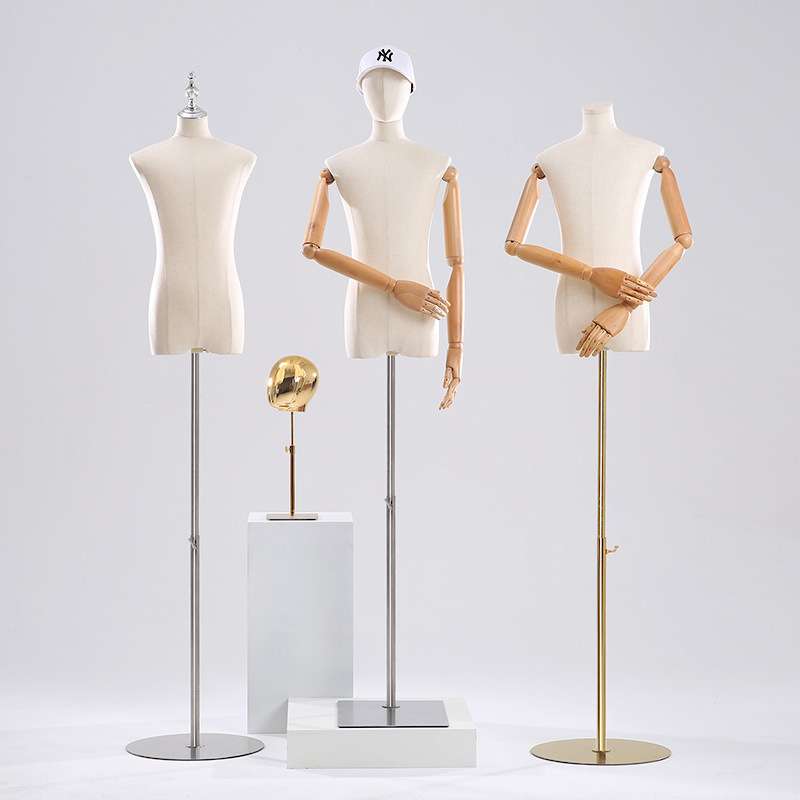 青少年大儿童服装模特道具男女中学生校服展示半身假人台模展示架