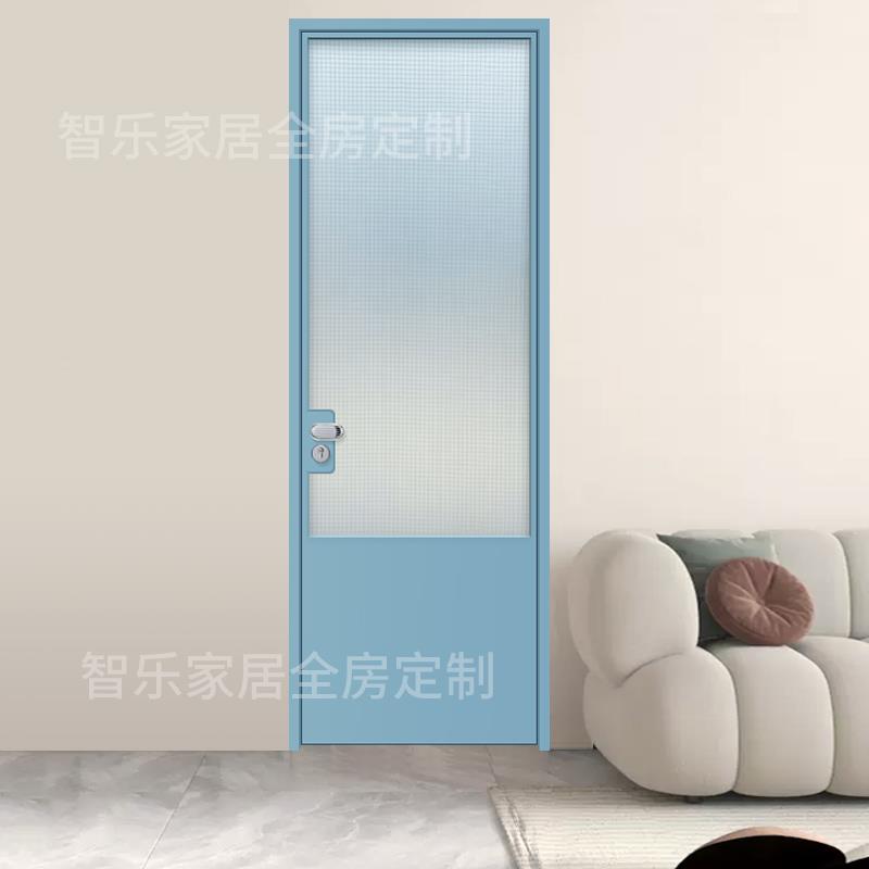 柯布蓝西耶小推拉门卧室厕所卫生门洗手间复古法智乐门间式门玻璃