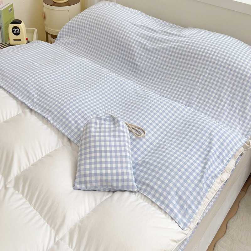 水洗棉酒店隔脏睡袋便携式四件套旅行床单被罩被套三件套出差旅游