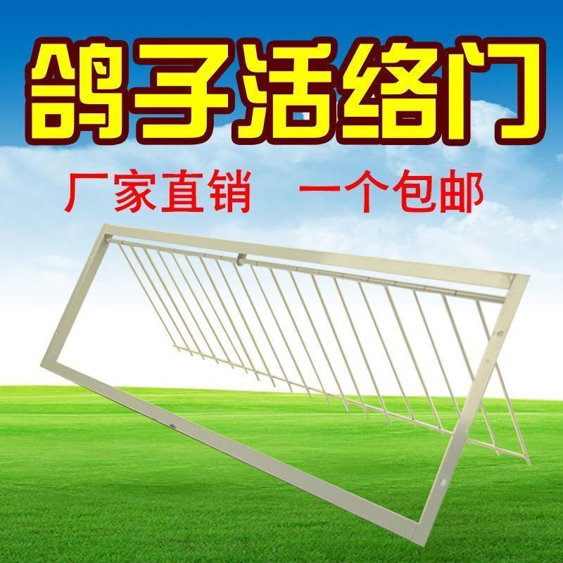 赛鸽专用活络自动撞门条鸽笼加密图片