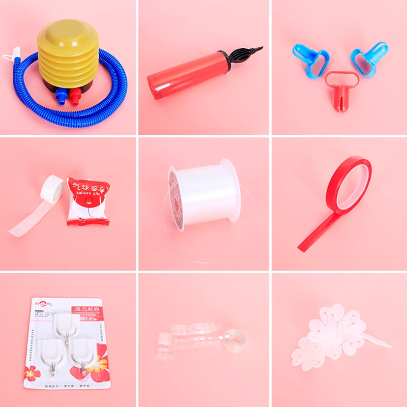打气筒吹气球神器长条汽球手动手推式电动充气泵脚踩式游泳圈配件
