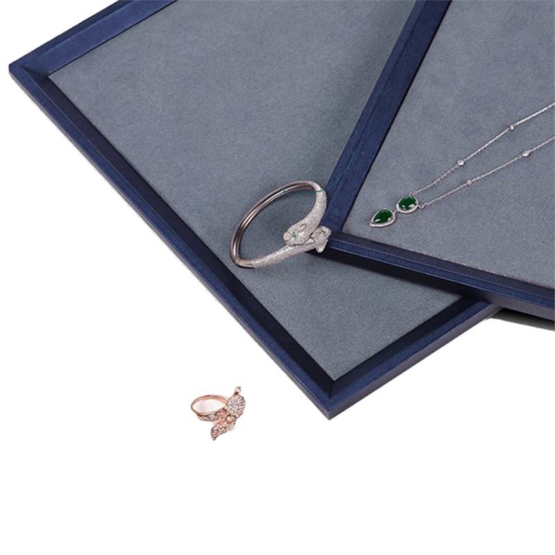 首饰托盘珠宝展示盘戒指项链盘手镯文玩柜台陈列看货盘饰品展示盘