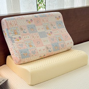 枕套30x50兒童枕芯內(nèi)膽套單個(gè)裝 雙層紗全棉乳膠枕頭套40x60一對(duì)裝