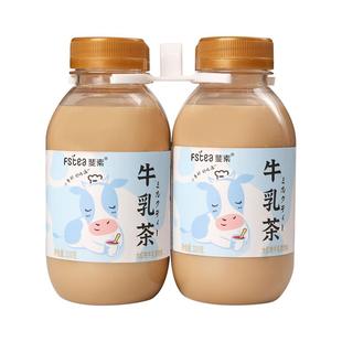 盒马代购斐素大红袍牛乳茶饮料 320g*4瓶组合装美味分享饮料