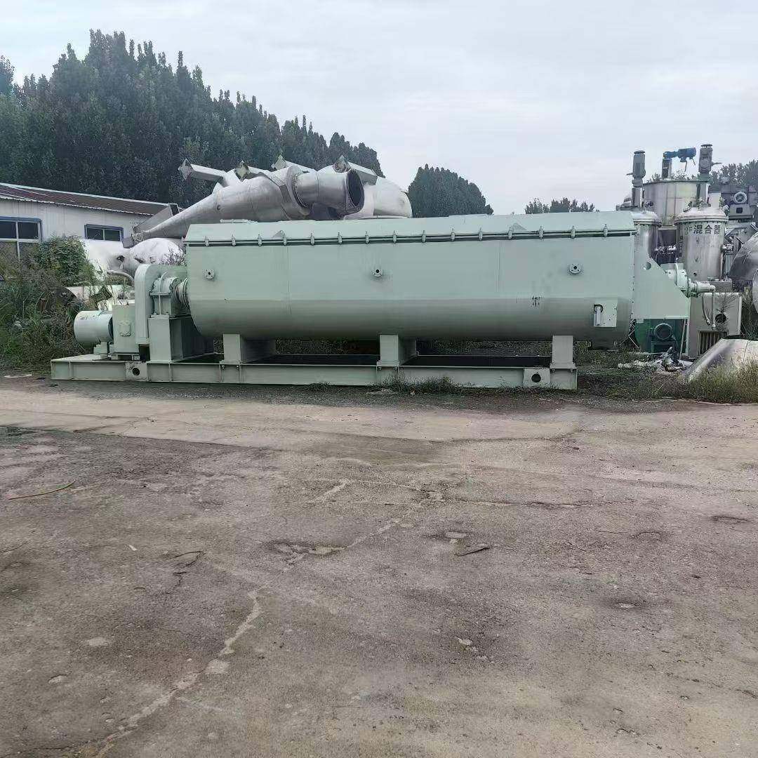 二手70平方导热旋转空心桨叶式干燥机污泥烘干机