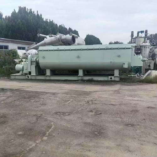 二手70平方导热旋转空心桨叶式干燥机污泥烘干机