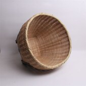 竹编箩筐竹筐竹篮子收纳筐大号淘米箩篼水果筐粮食筐喜事筐竹制品