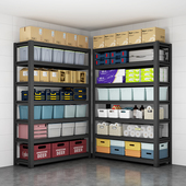 阳台置物架多层储藏架家用客厅仓库可移动收纳架整理货架杂物架子