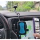 大货车车载手机支架实心包胶铝条加长吸盘式 汽车导航仪通用支架