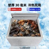 大号epp加厚泡沫箱保温箱商用户外摆摊车载快餐盒饭配送保热冷藏