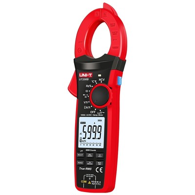 优利德UT208B数字钳形表数显万用表电流表电容电阻交直流万能表