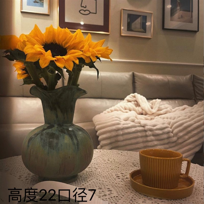 【景德镇手工瓷瓶】花瓶高温烧制上釉传统瓷器