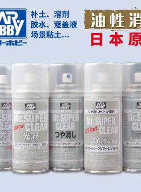 天易模型郡士消光漆B513B514/530高达手办模型油性喷罐透明保护漆