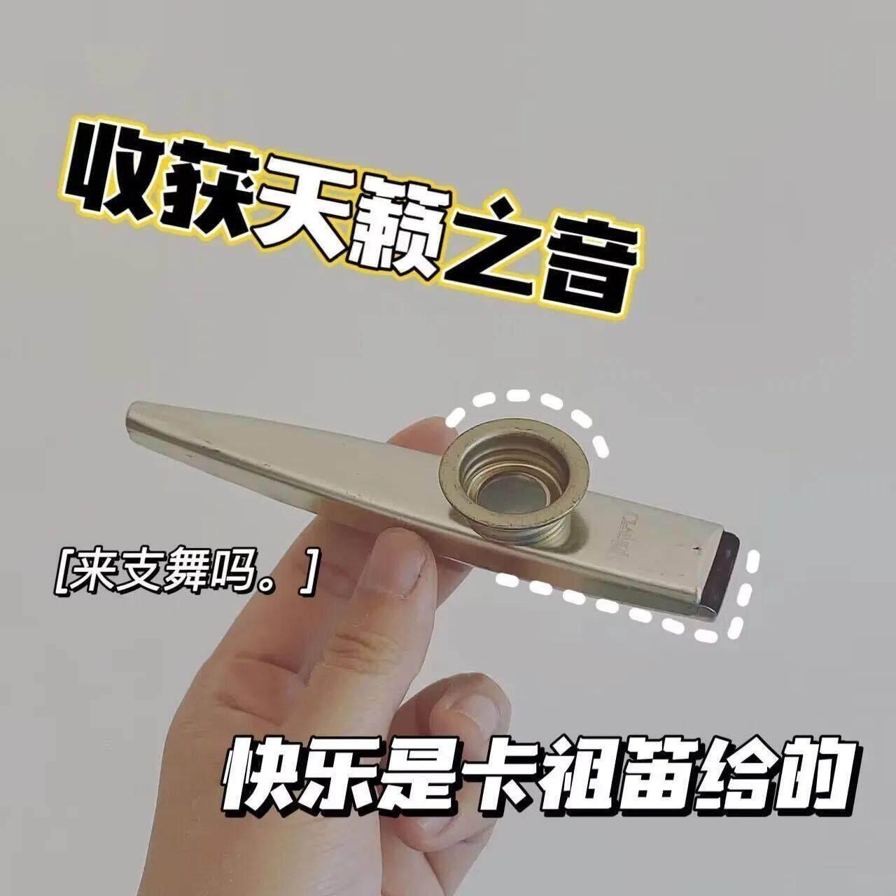 卡祖笛专业级高颜值森女系男款小众新手初学者生日礼物伴奏乐器