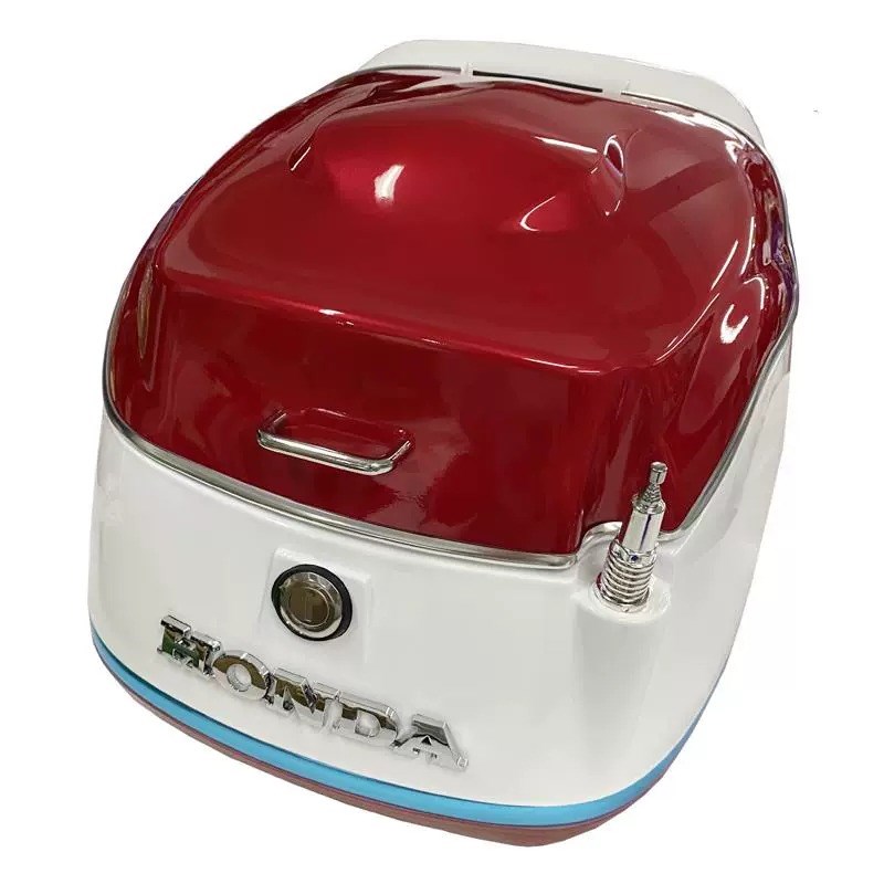 适用本田塔帕100后尾箱改装WH100T-2C/5摩托尾架载物后备箱配件