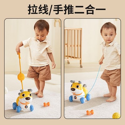 儿童学步推车一周岁婴儿推推乐宝宝推着走的玩具走路助步手推神器