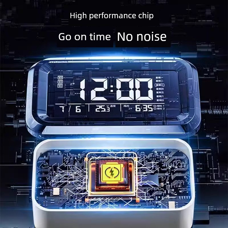 【罗永浩推荐】学生专用叫醒闹钟2025新型多功能智能数字儿童