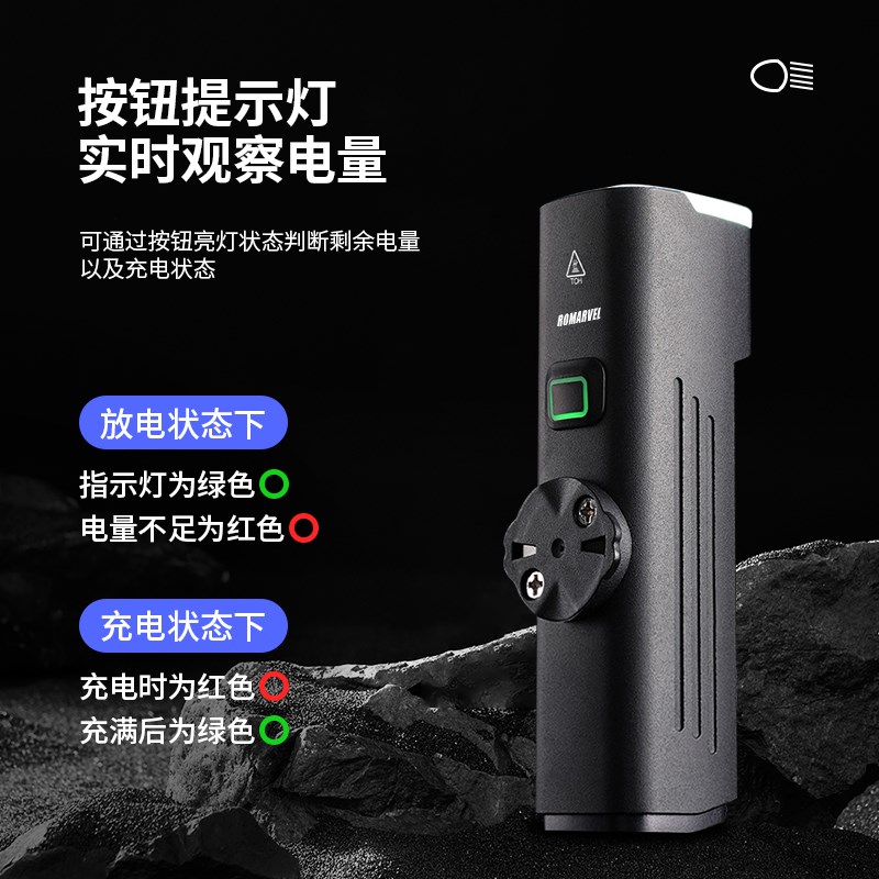 路迈威自行车灯前灯夜骑灯RL-X下挂快拆手电筒山地公路车骑行装备