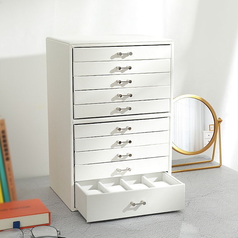 大容量十层首饰箱欧式珠宝箱项链手表耳环抽屉首饰收纳盒女生礼物,饰品/流行首饰/时尚饰品新,首饰箱,淘宝优惠券,粉丝福利购,淘宝优惠卷