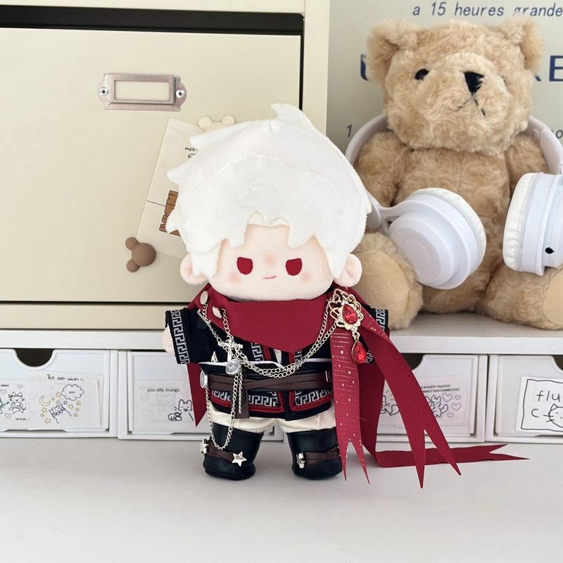 黑暗骑士娃衣20cm40cm娃衣坐姿一番赏棉花娃娃正常体毛绒公仔衣服