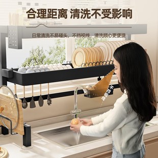 厨房碗碟沥水架家用台面多功能碗柜放碗置物架筷子盒碗盘收纳架子