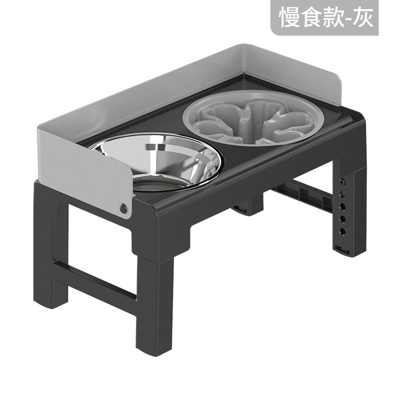 狗碗狗盆保护颈椎狗食盆不锈钢大型犬水碗宠物碗防打翻狗狗饭盆