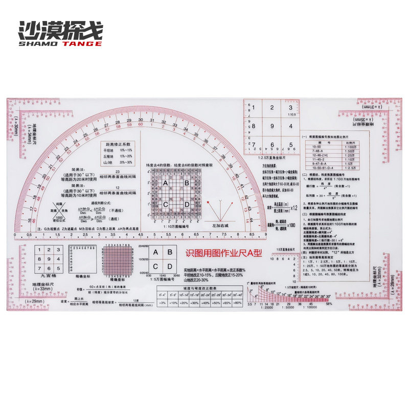 军事地形学双色识图用图18-3型
