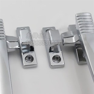 锌合金紧迫式烘箱门把手密封门拉手烤箱冷冻涂装机械平面压把锁