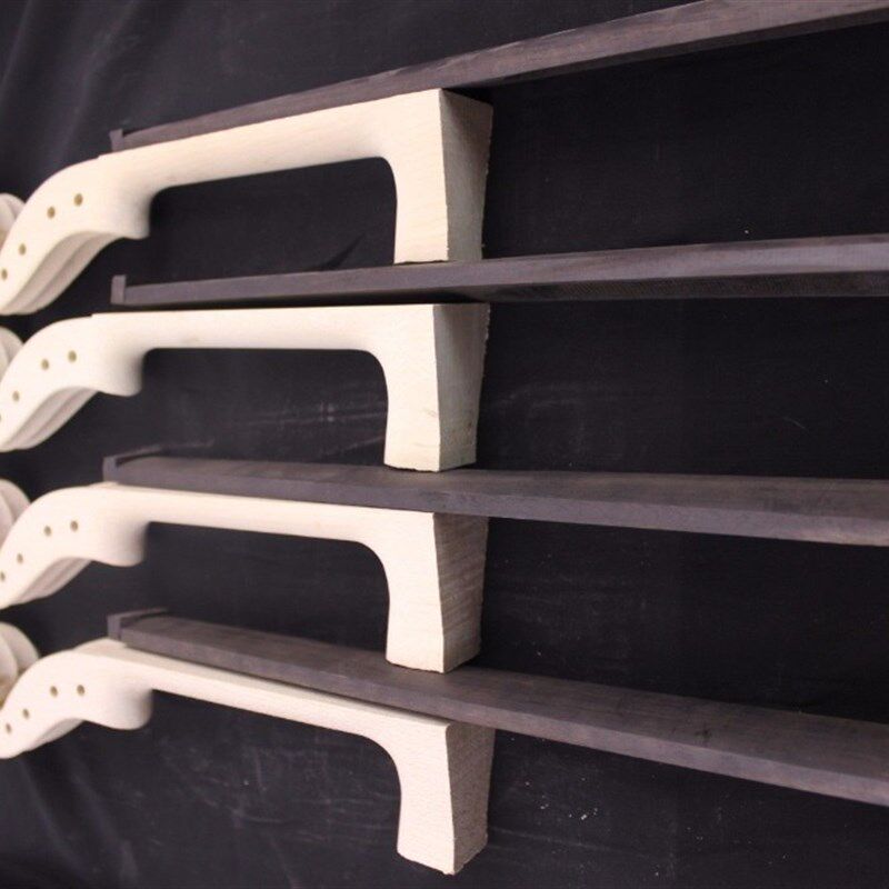 手工制作小提琴琴头  支普及小提琴琴头 安装乌木指板