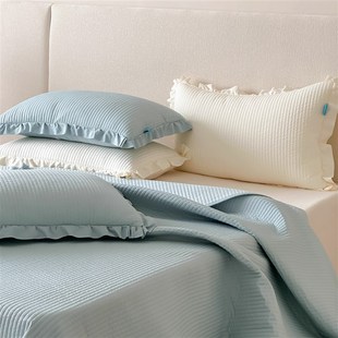 禾莳生活 韩系in天丝凉感床笠夹棉防滑固定床垫保护床罩