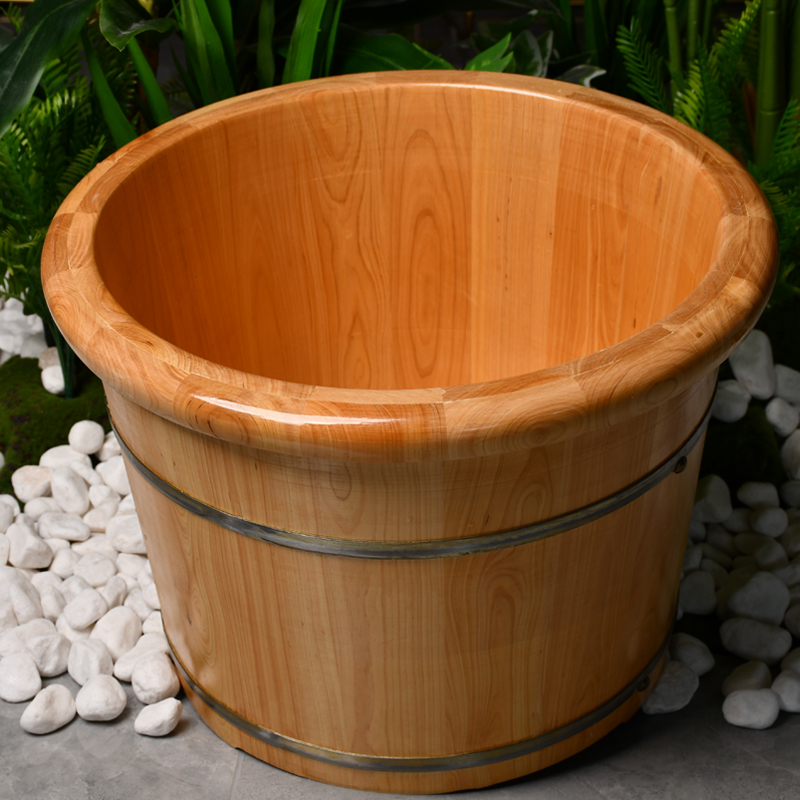 香柏木无结泡脚木桶足浴足疗洗脚桶木盆精选无结巴木桶无节巴木盆