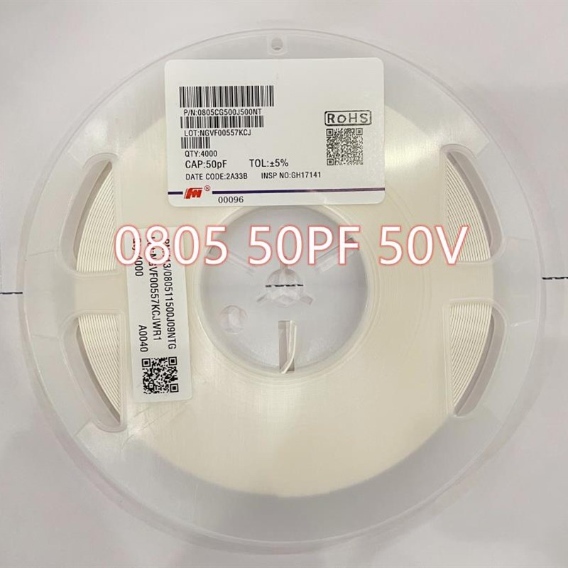 05贴片电容10PF/15P/18P/20P/22P/30P/33P/36P/47P/P/56P V