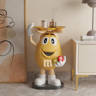 艺术网红大型客厅电视柜旁边床头置物架落地装饰搬家开业礼物摆件