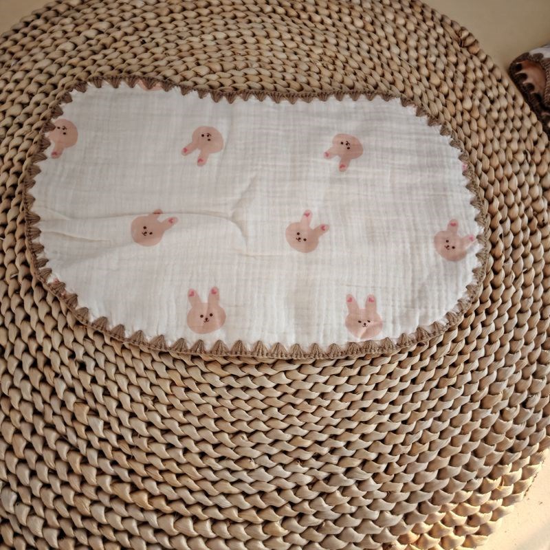 10层棉纱布枕头初生云片枕定型枕婴儿平枕新生儿宝宝小枕巾吸汗透