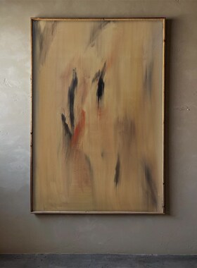 crisis art98抽象画装饰画客厅卧室办公室暖色侘寂风